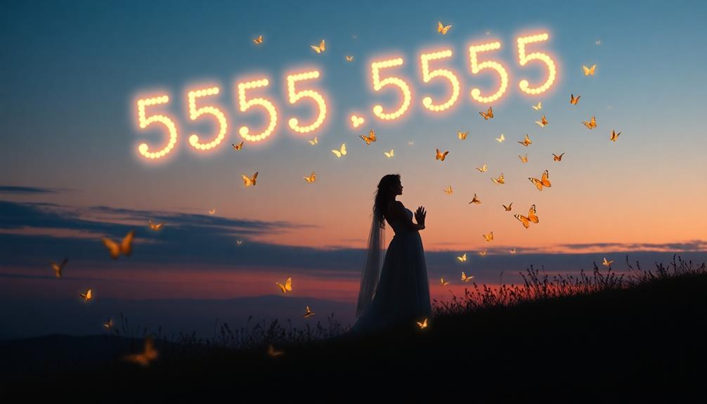 5555 signifies soulmate connection