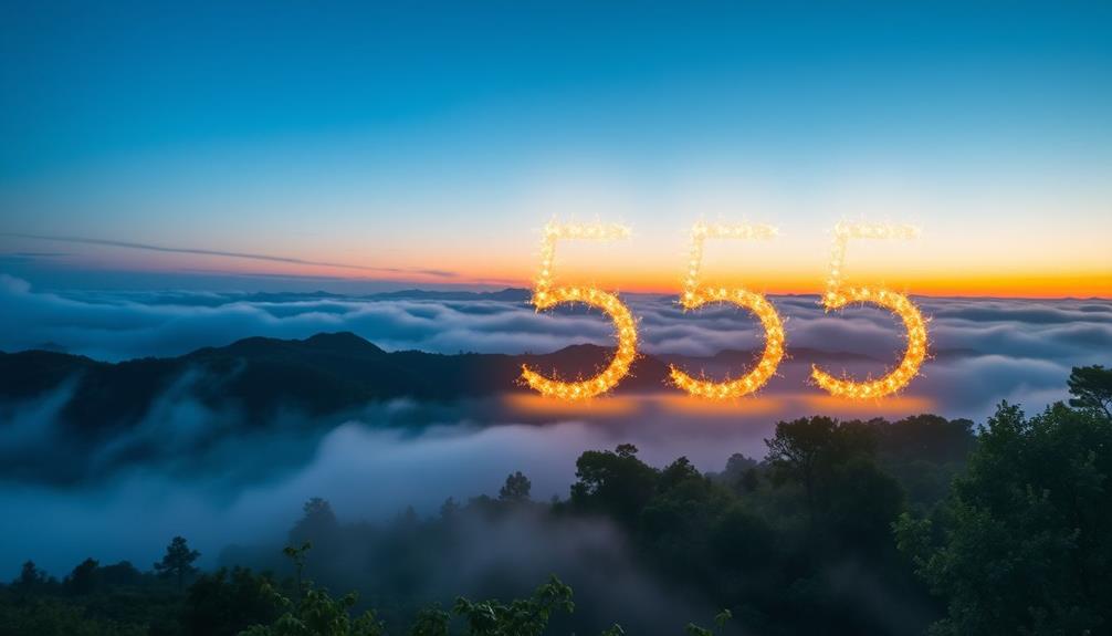 symbolic meaning of 555