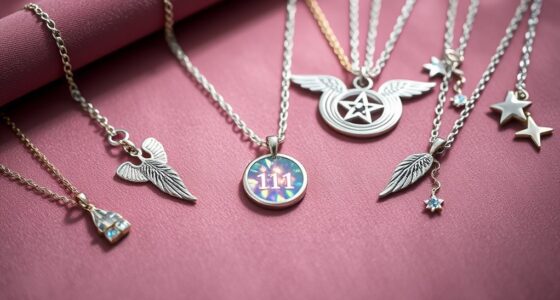 angel number necklace collection