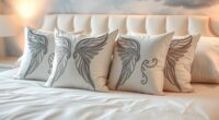 celestial angel wing decor