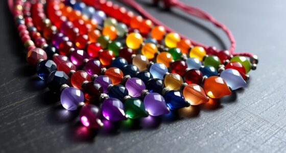 chakra crystal wrist malas