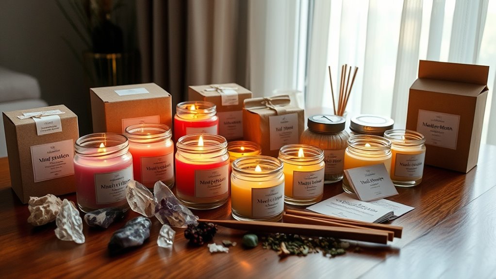 crystal types scents burn