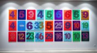 number mantra motivation posters
