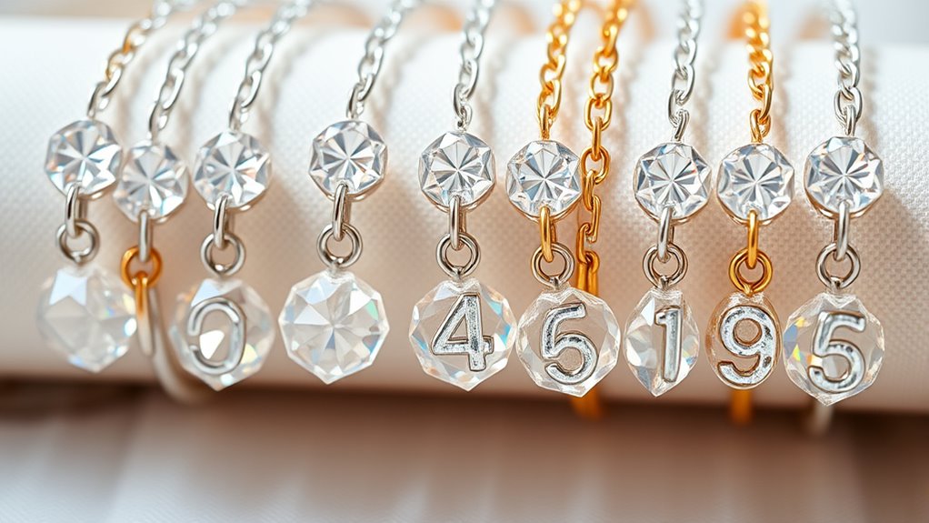 sparkling personalized crystal bracelets