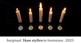 spiritual candle pendant sets