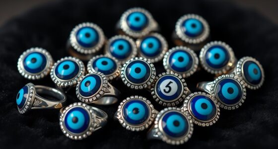 stylish protective eye rings
