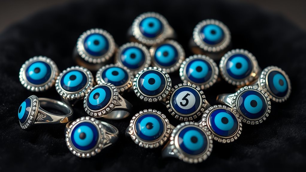 stylish protective eye rings