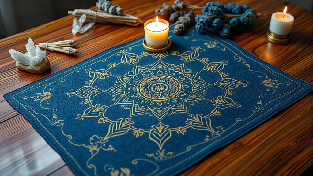 tarot deck cleansing mats