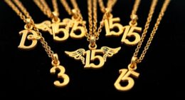 top gold angel necklaces