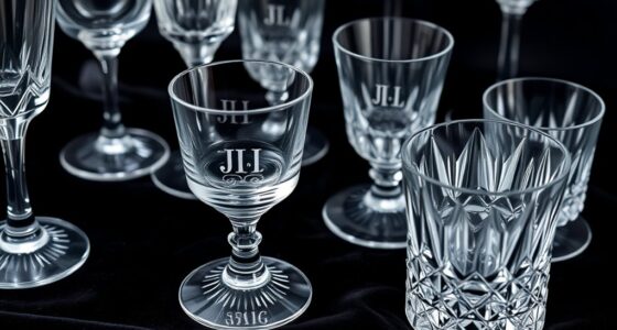 elegant custom crystal gift sets