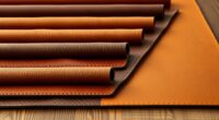 elegant durable leather mats