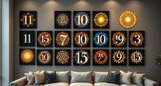 top divine number wall art