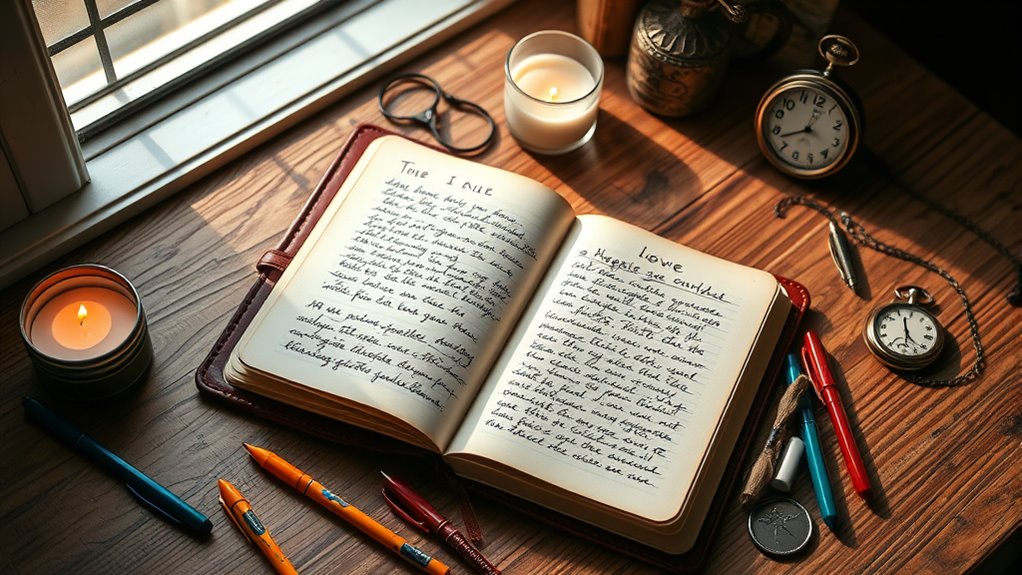 create love sign journal