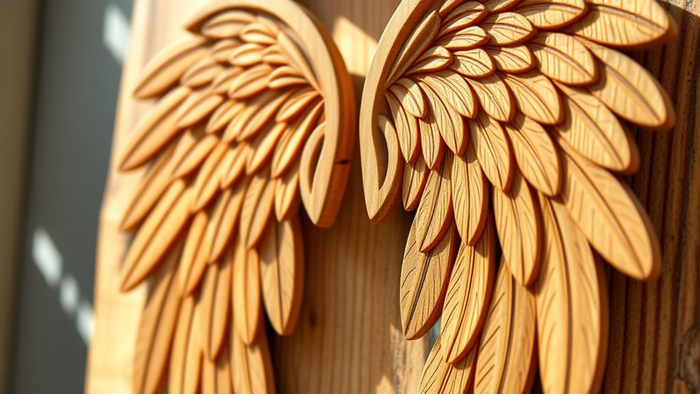 customizable wooden wing frames