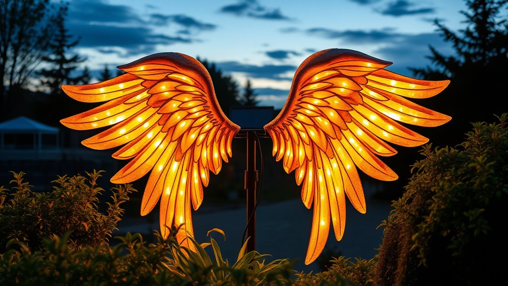 eco friendly angel wing lighting