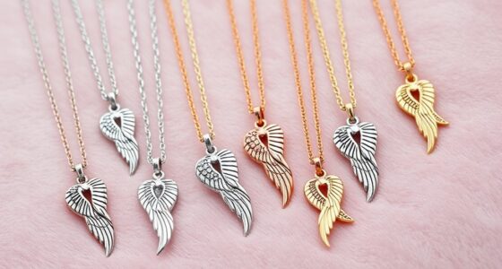 elegant angel wing jewelry