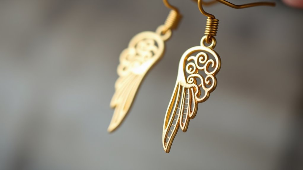 elegant vintage filigree earrings