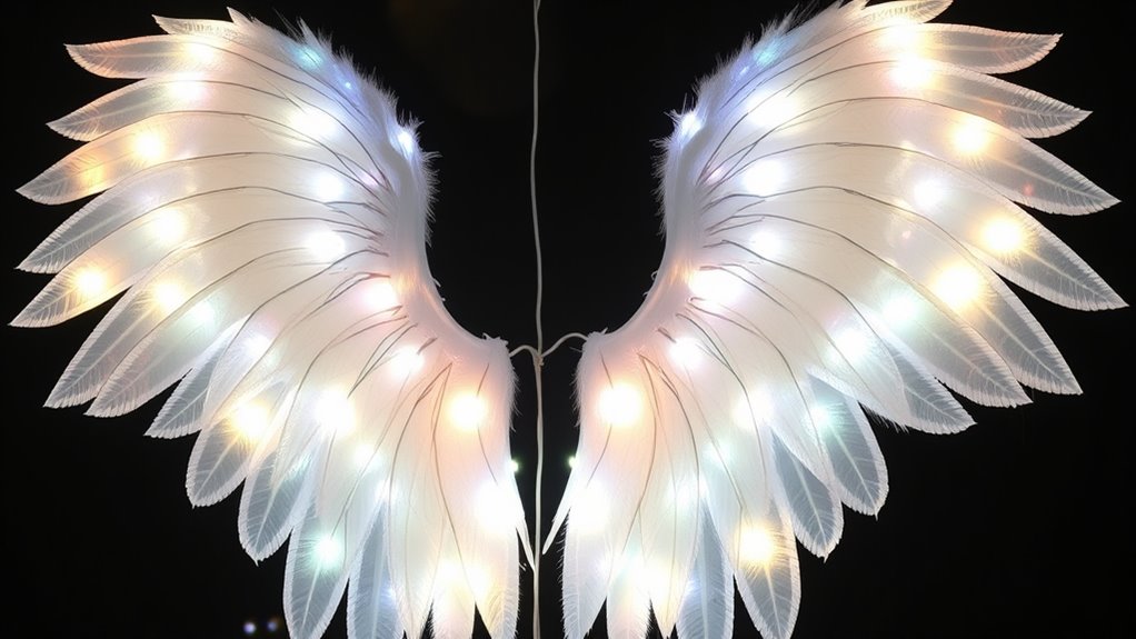 led synchronized solar wings