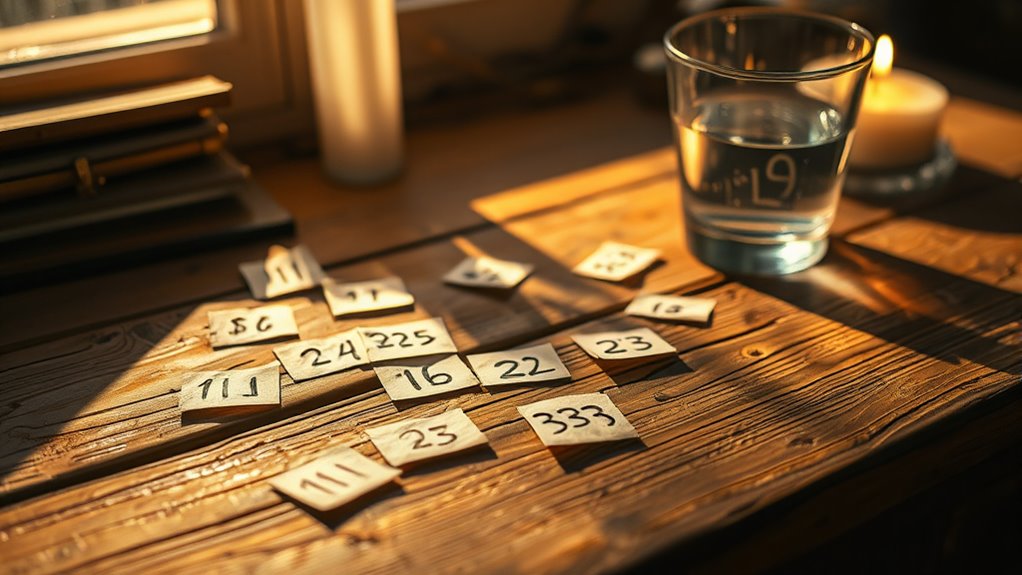 notice repeating number patterns