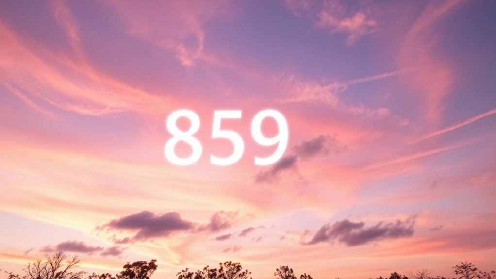 number 859 signifies encouragement