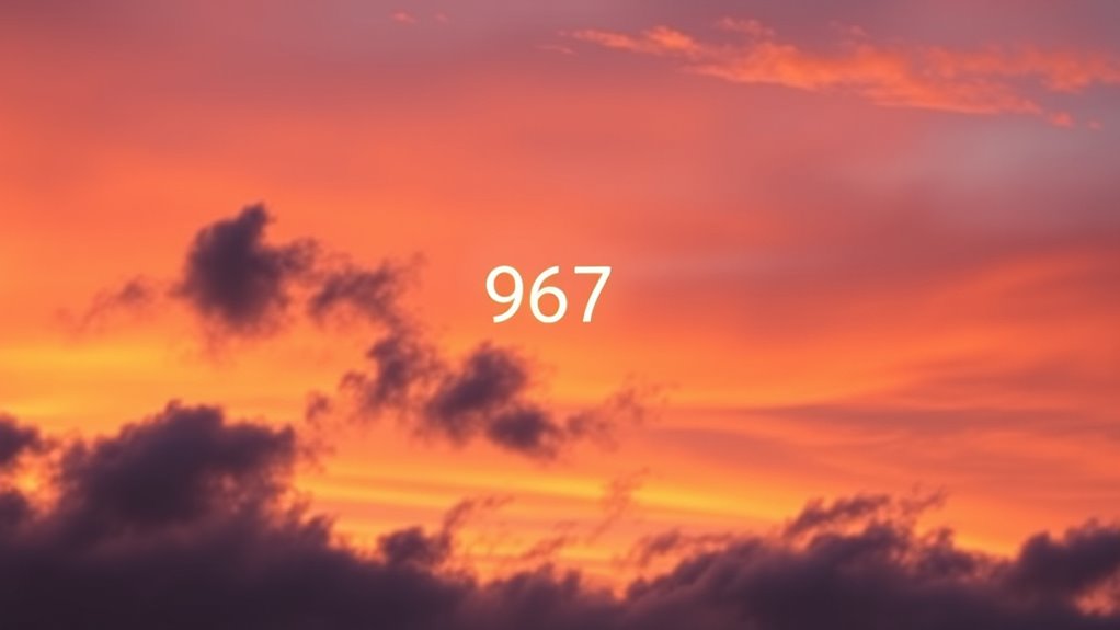 number 967 signifies guidance
