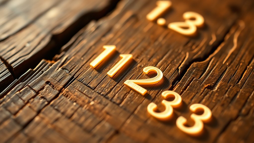 numbers linked to personal memories