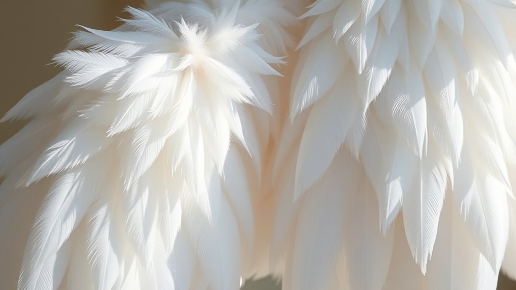 soft plush feathered wings