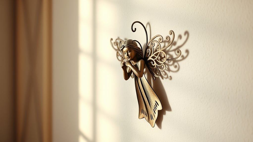 vintage angel wall decor