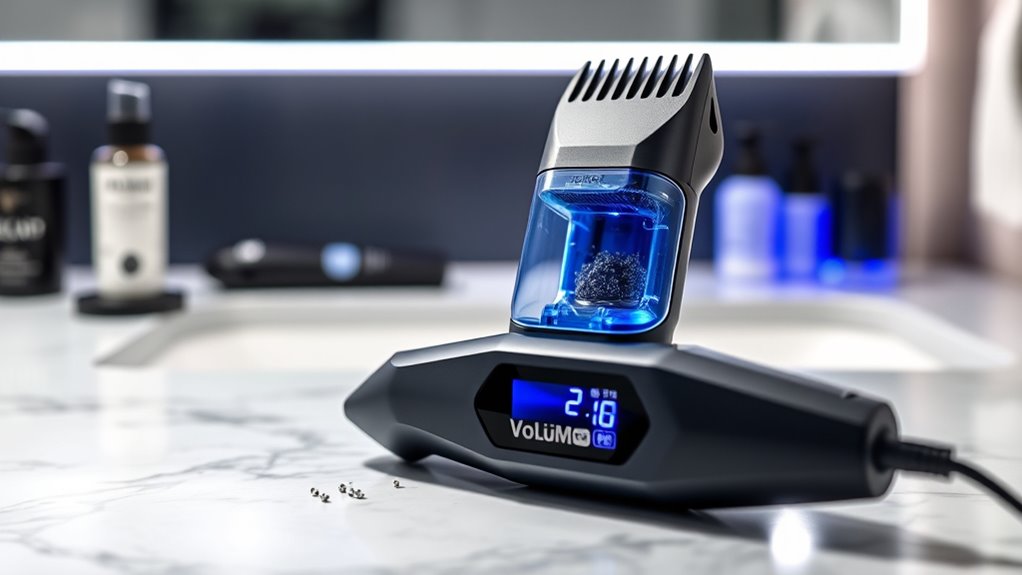 beard trimmers with vacuum