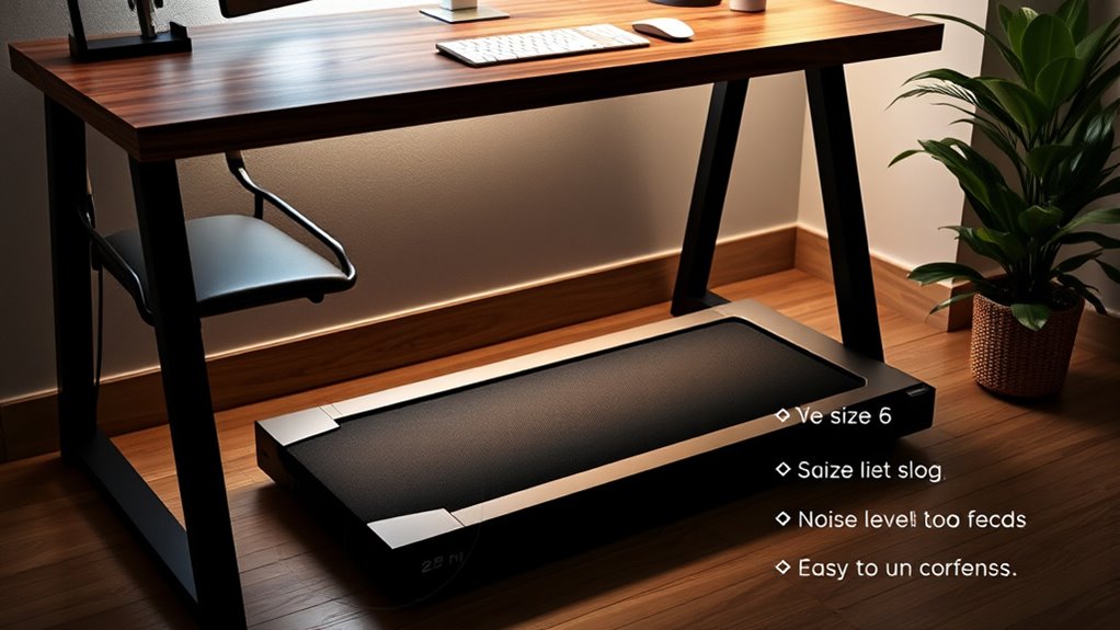 choosing comfortable quiet treadmill