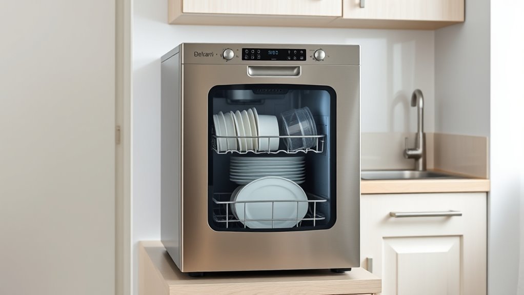 compact efficient versatile dishwasher