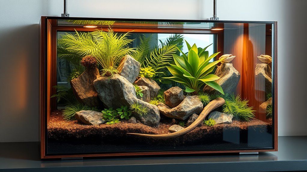 elegant high end reptile enclosures