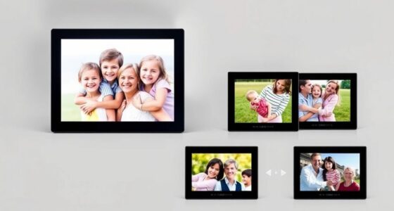 email enabled digital photo frames