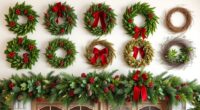 festive mantel decor sets
