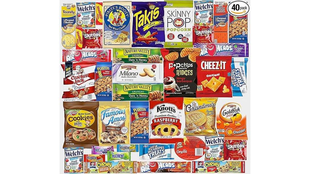 forty count snack assortment