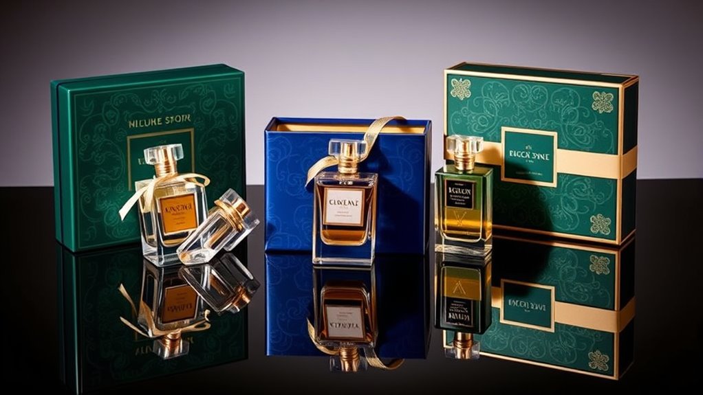 fragrance variety and presentation