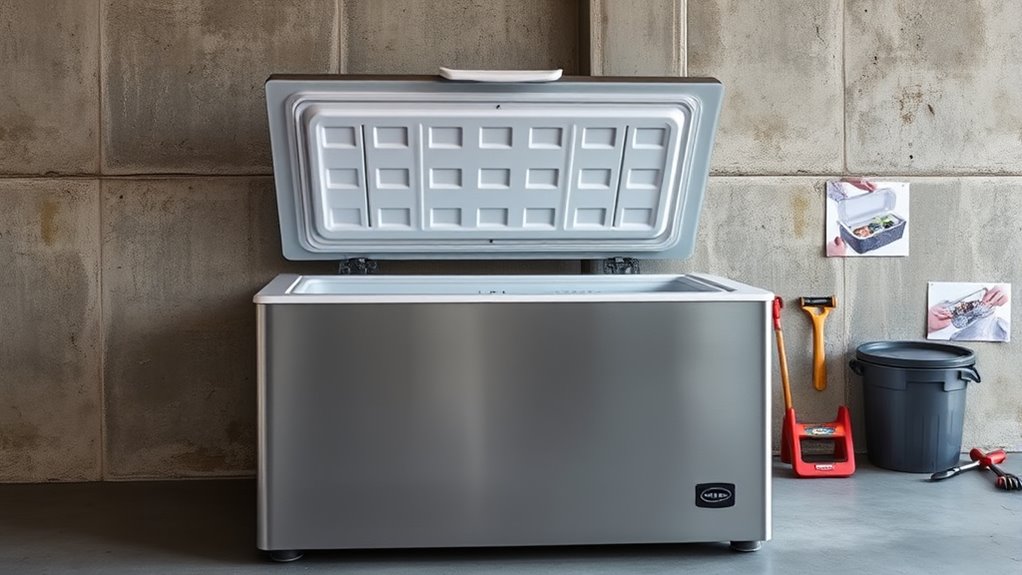 garage freezer selection tips