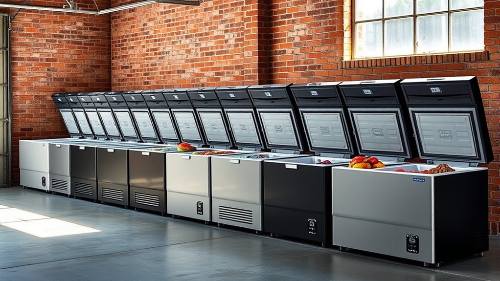 garage ready freezer options