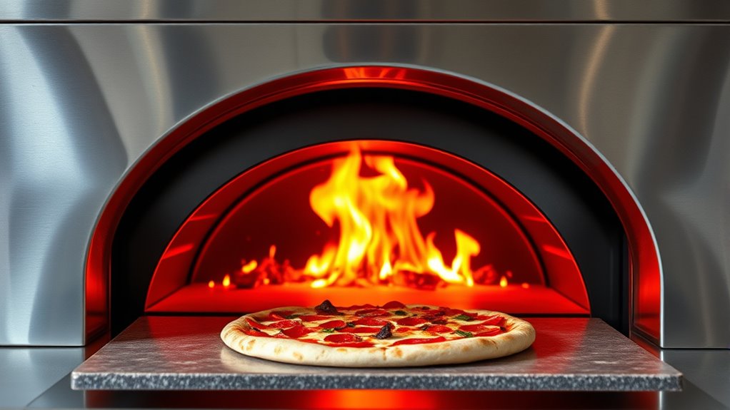 high temperature pizza ovens