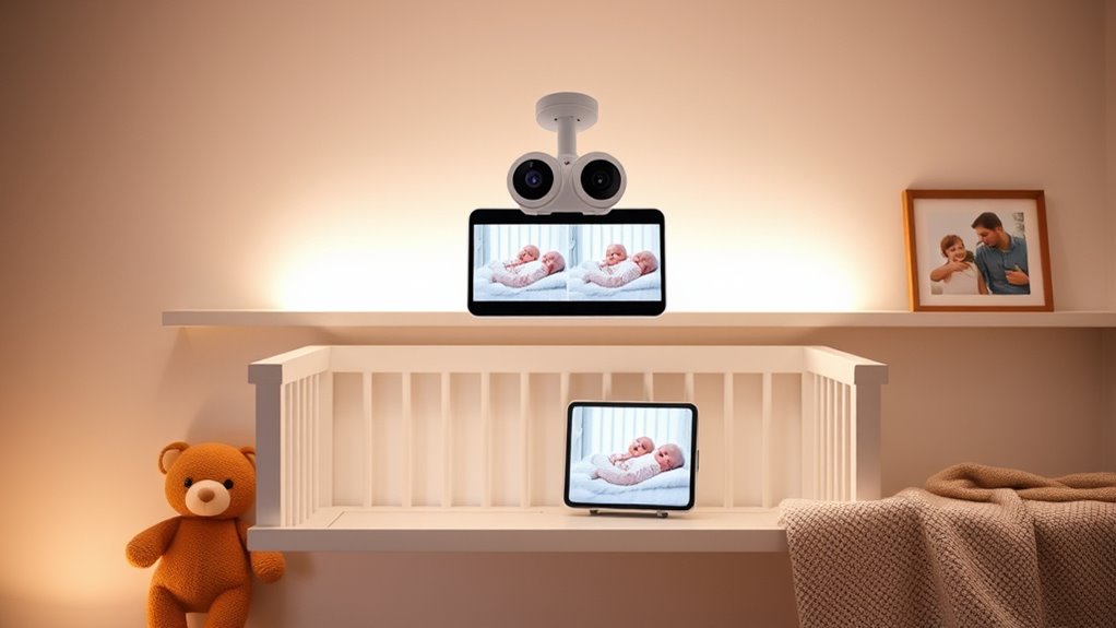 key features for dual camera monitors