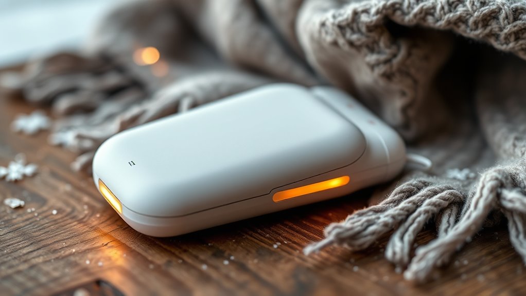 key rechargeable warmer features