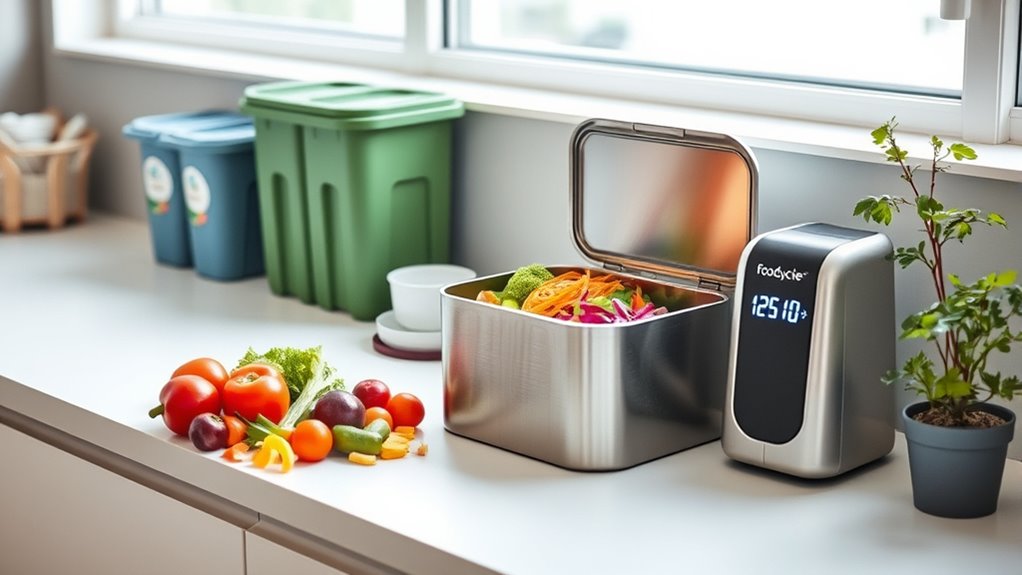 kitchen composters capacity noise efficiency