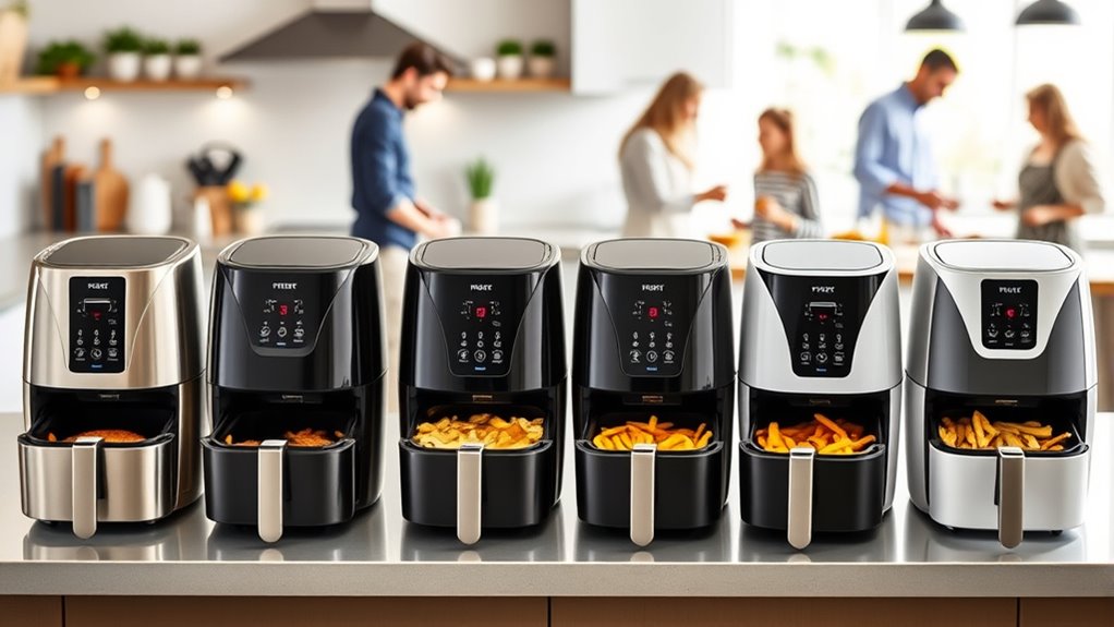 large family air fryers