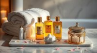 luxury bath oil sets