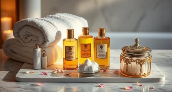 luxury bath oil sets