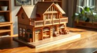 luxury handcrafted wooden dollhouses
