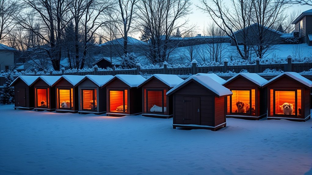 luxury heated pet houses