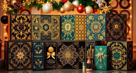 luxury holiday beauty calendars