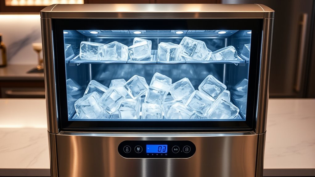 luxury ice machine features