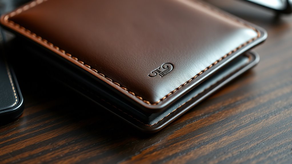 luxury leather wallet essentials